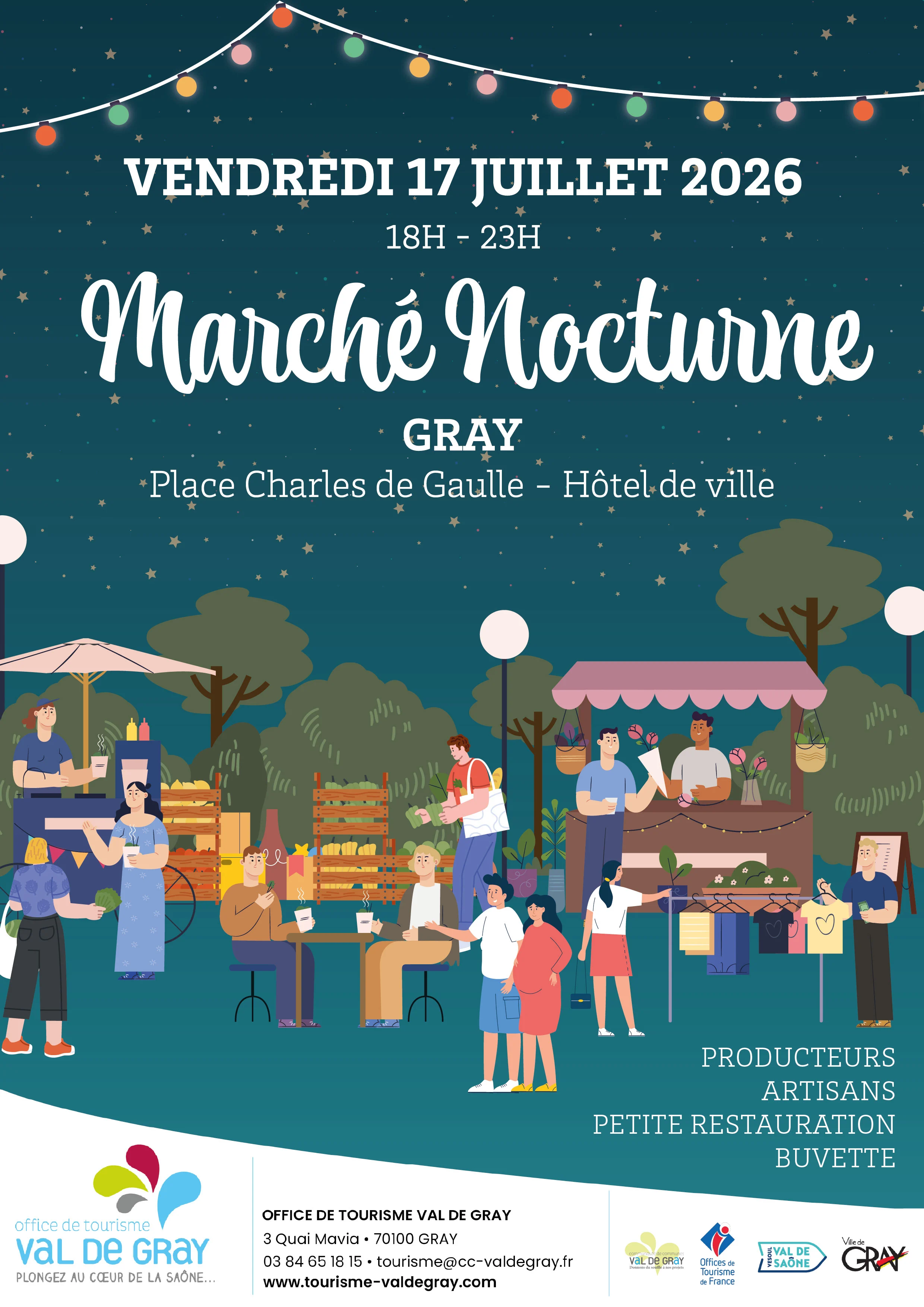 Marchés nocturnes Gray & Pesmes - 1